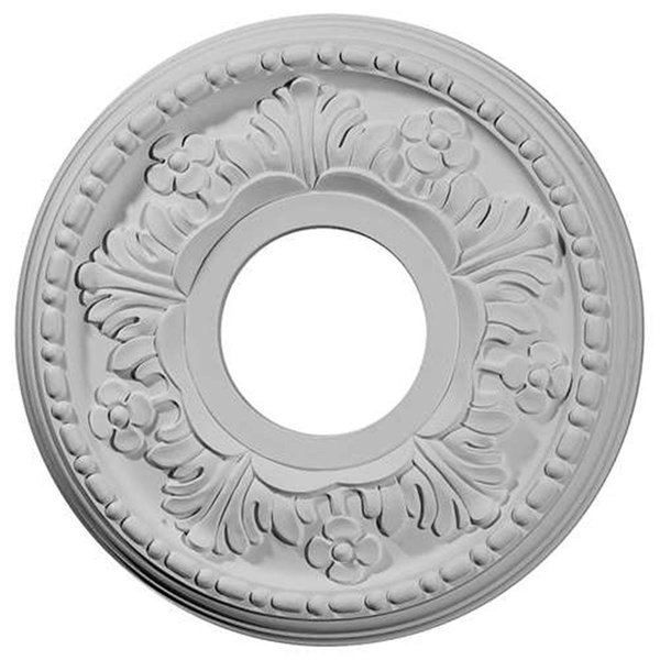 Dwellingdesigns 11.88 in. OD x 3.62 in. ID x .88 in. P Architectural Accents - Helene Ceiling Medallion DW2572322